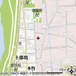静岡県磐田市川袋1763-1周辺の地図