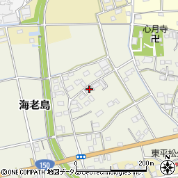 静岡県磐田市海老島497周辺の地図