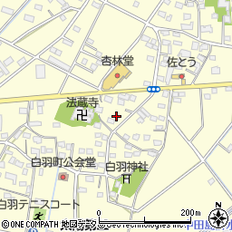 静岡県浜松市中央区白羽町887周辺の地図