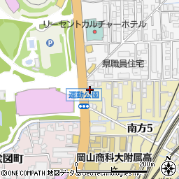 岡山音楽芸術センター周辺の地図