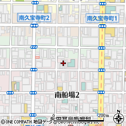 三都帽子株式会社　南船場営業所周辺の地図