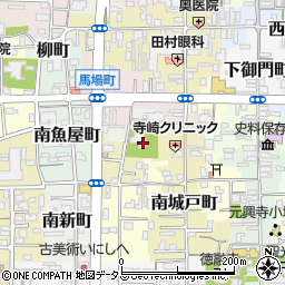 奈良県奈良市南風呂町周辺の地図