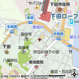 静岡県下田市一丁目13-2周辺の地図