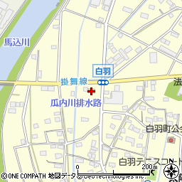 静岡県浜松市中央区白羽町1305周辺の地図