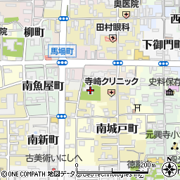 奈良県奈良市南風呂町周辺の地図