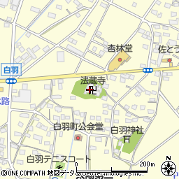 静岡県浜松市中央区白羽町1261周辺の地図