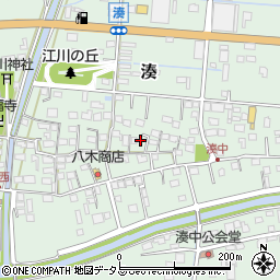 静岡県袋井市湊544周辺の地図