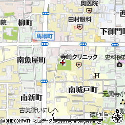 奈良県奈良市南風呂町10周辺の地図