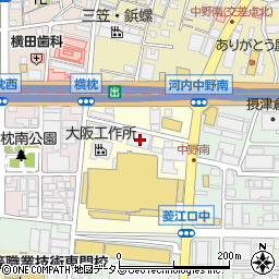 東宝紙器東大阪工場周辺の地図