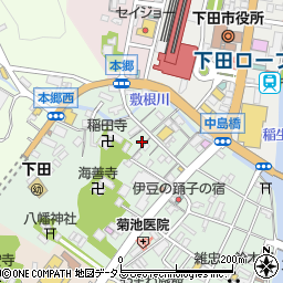 静岡県下田市一丁目14-2周辺の地図