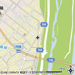 静岡県浜松市中央区河輪町60周辺の地図