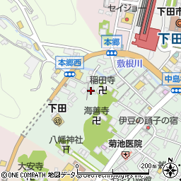 静岡県下田市一丁目14-34周辺の地図