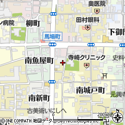 奈良県奈良市南風呂町17周辺の地図