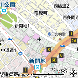 湊川傳道館周辺の地図