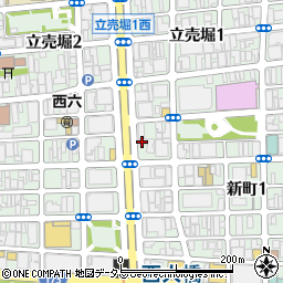 大阪屋新町ビル周辺の地図