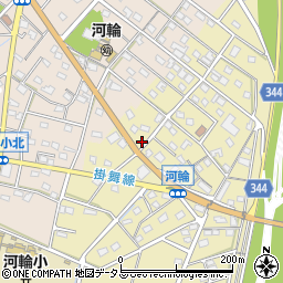静岡県浜松市中央区河輪町142周辺の地図