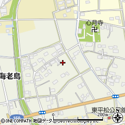 静岡県磐田市海老島周辺の地図