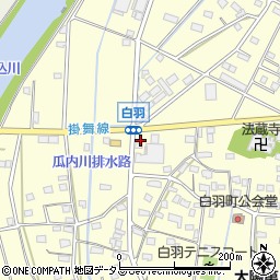 静岡県浜松市中央区白羽町1303周辺の地図