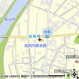 静岡県浜松市中央区白羽町1306周辺の地図