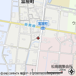 静岡県浜松市中央区富屋町215周辺の地図