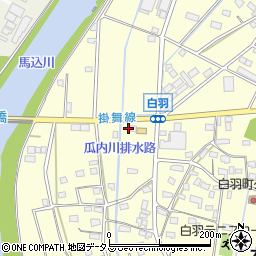 静岡県浜松市中央区白羽町1307周辺の地図