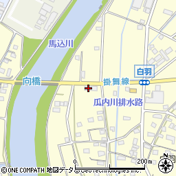 静岡県浜松市中央区白羽町1329周辺の地図