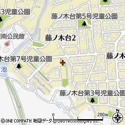 藤ノ木台第8号街区公園周辺の地図