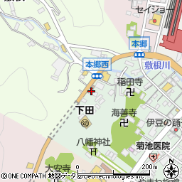 静岡県下田市一丁目16-4周辺の地図