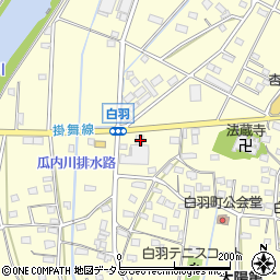 静岡県浜松市中央区白羽町1302周辺の地図