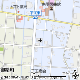 静岡県浜松市中央区下江町586周辺の地図