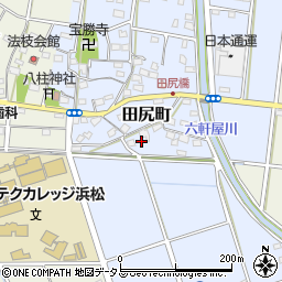 静岡県浜松市中央区田尻町396周辺の地図