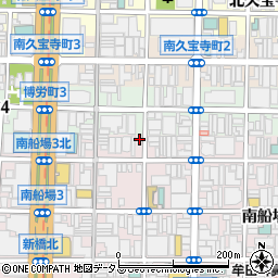 大阪府大阪市中央区南船場3丁目8-1周辺の地図