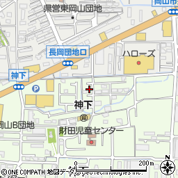 岡山県岡山市中区神下495周辺の地図