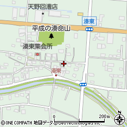 静岡県袋井市湊1266周辺の地図