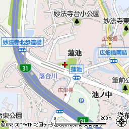 小崎公園周辺の地図