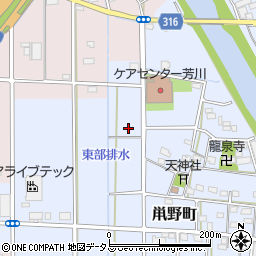 静岡県浜松市中央区鼡野町169周辺の地図