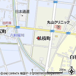 静岡県浜松市中央区法枝町292周辺の地図