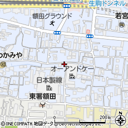 有限会社名阪グリーンサービス周辺の地図