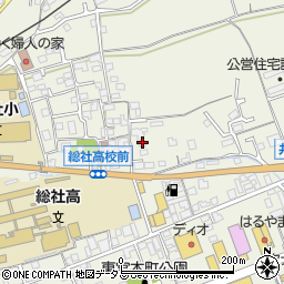 岡山県総社市総社1130周辺の地図