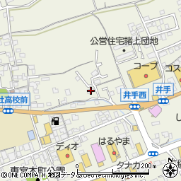 岡山県総社市総社1021周辺の地図