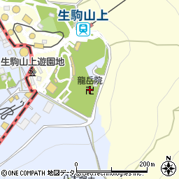 龍岳院周辺の地図