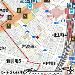 ローソン神戸古湊通一丁目店周辺の地図