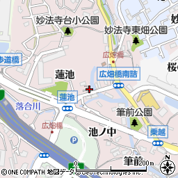 エクセル妙法寺周辺の地図