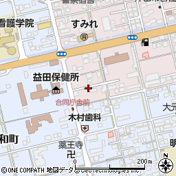 島根県益田市東町1周辺の地図