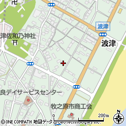 静岡県牧之原市波津1321-12周辺の地図