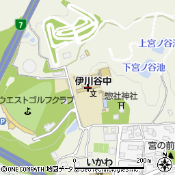 神戸市立伊川谷中学校周辺の地図