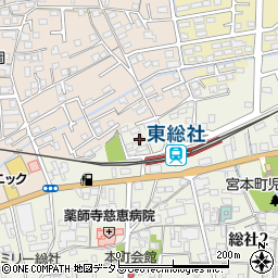 岡山県総社市総社804周辺の地図