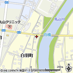静岡県浜松市中央区白羽町1441周辺の地図