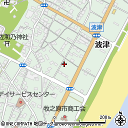 静岡県牧之原市波津1321-28周辺の地図