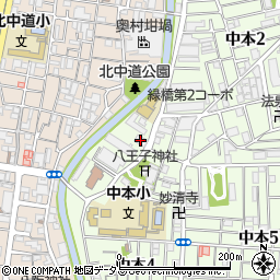 大垣荘周辺の地図